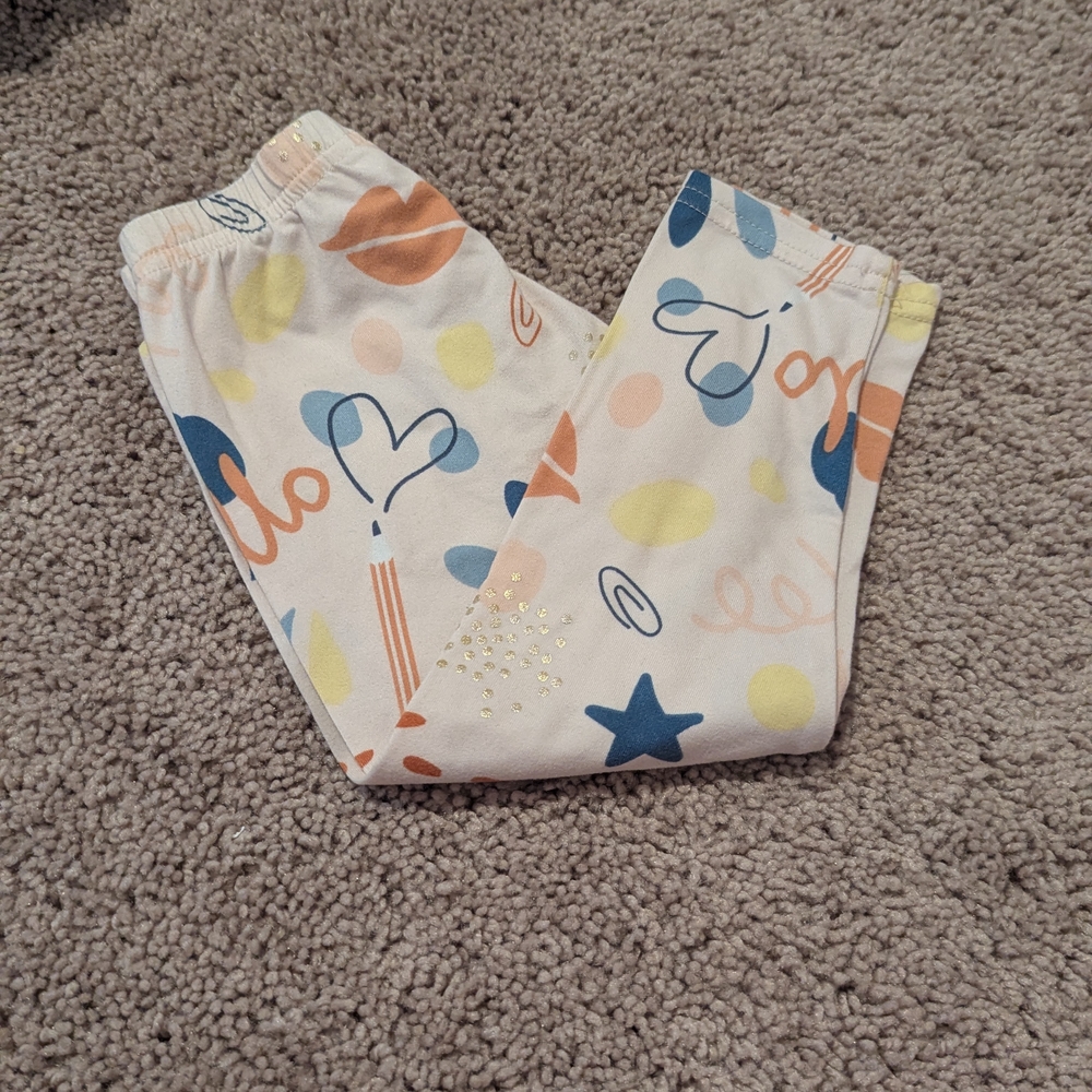 Dot Dot Smile Multicolor Kids Leggings